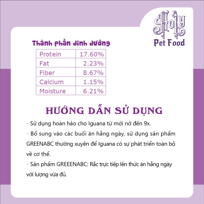 Thức ăn Iguana Baby, Rồng Nam Mỹ baby vị CÀ RỐT - Tiêu hóa tốt, lột da thường xuyên, lên màu đẹp - hộp 230g