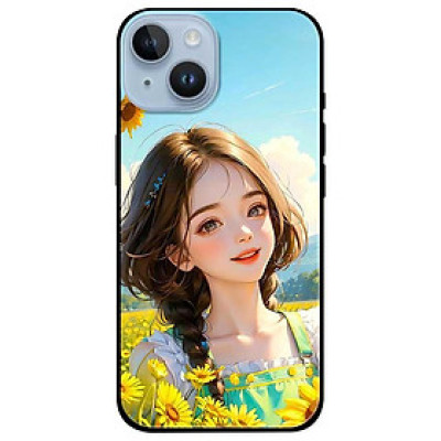 Ốp lưng dành cho Iphone 14 - 14 Plus - 14 Pro - 14 Pro Max - Thiếu Nữ Áo Xanh Lá - Hàng Chính Hãng