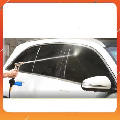 Bộ dây vòi xịt nước rửa xe,tưới cây ,tăng áp 3 lần,loại 7m,10m 206701-2 đầu đồng,cút,nối nhựa den+ khăn phượt