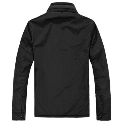 Áo khoác dù nam cổ trụ 2 lớp lót nỉ cao cấp AKD38