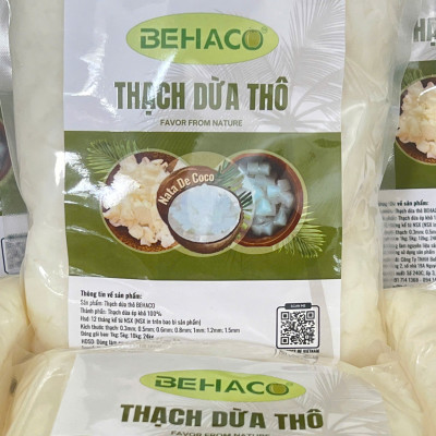 Thạch dừa thô BEHACO 6 ly, túi 1kg