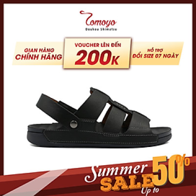 Dép Sandal Nam Da Bò Cao Cấp TMS300