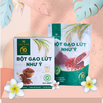 Bột Gạo Lứt Như Ý 800g  Chính Hãng , Bột Gạo Lứt Hỗ Trợ Giảm Cân - Lợi Sữa Cho Mẹ Sau Sinh