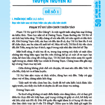 Sách - 50 Đề Thực Chiến Luyện Thi Ngữ Văn Vào Lớp 10 - Giải Chuyên Sâu