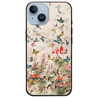 Ốp lưng dành cho Iphone 14 - 14 Plus - 14 Pro - 14 Pro Max - Hoa Bướm Lộc - Hàng Chính Hãng
