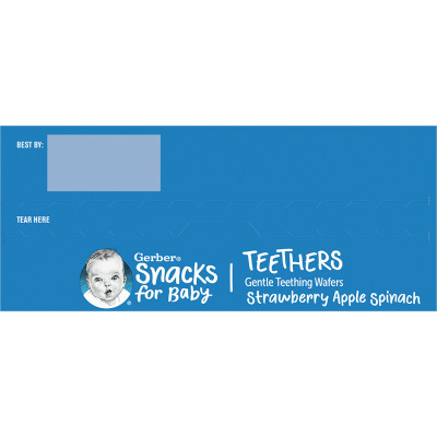 Bánh Gạo Gerber vị Dâu Táo Cải Bó Xôi 48g