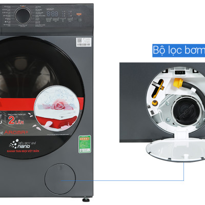 Máy giặt Toshiba Inverter 10.5 kg TW-T21BU115UWV(MG) - Hàng chính hãng - Chỉ giao HCM