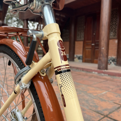 Xe đạp mini Wahama KOREA HQ 24/26 inch - Tặng khóa bánh sau, đồ lắp xe