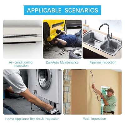 Camera Nội Soi Tai 3in1 Đa Năng Dài 2m Khám Phá Sâu Bên Trong:  - Siêu Nét, Hàng Cao Cấp