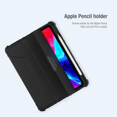 Bao da dành cho iPad iPro 11 inch (2020) hàng chính hãng Nillkin Bumper Leather có nắp bảo vệ camera