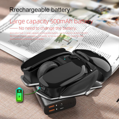 Chuột không dây HXSJ T37 2.4G có thể điều chỉnh Tích hợp pin sạc 500mAh 