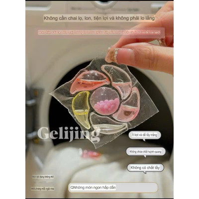 Hộp 300 Viên Giặt 6D Hương Đào, Sạch X8 Lần, Lưu Hương 24H, Siêu Tiết Kiệm Giặt Cả Tháng - HÀNG CHÍNH HÃNG MINIIN