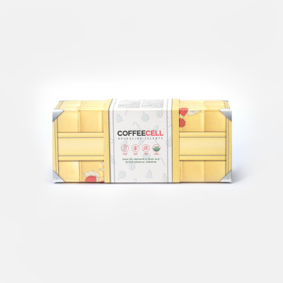 [MUA 1 TẶNG 5] Socola Trắng Premium Với Quả Mâm Xôi Và Nhân Sâm Trắng Thượng Hạng COFFEECELL (20 gói x 15g) - Vị ngọt quyến rũ không chứa calo - Hàng Chính Hãng