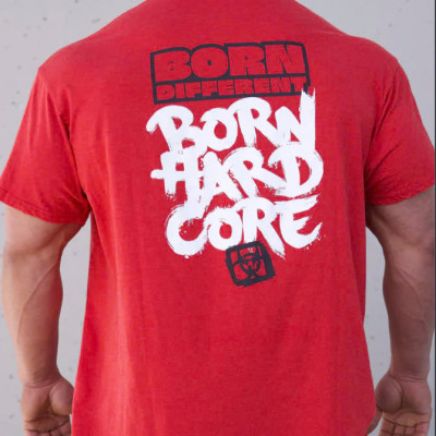 Áo Thun Thể Thao Mutant Born Hardcore Graffiti - Màu Đỏ