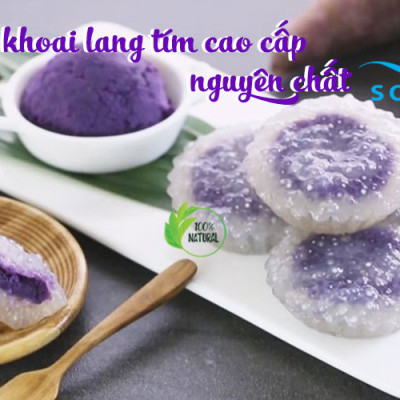 Sora Bột khoai lang tím cao cấp nguyên chất (chiết lẻ từ pack 25kg)