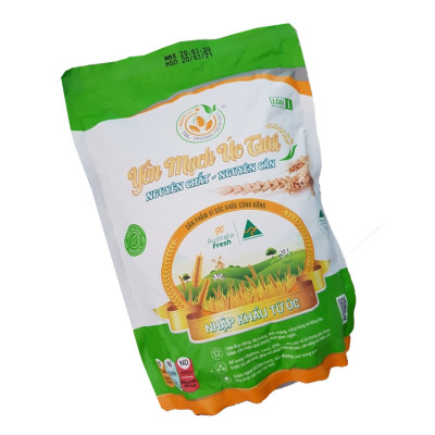 Combo 2 Gói Bột Yến Mạch Úc Tươi Nguyên Chất, Nguyên Cám, Nguyên Hạt Loại Hỗ Trợ Giảm Cân Nhanh, An Toàn, Làm Đẹp Da, Tăng Cường Sức Khỏe