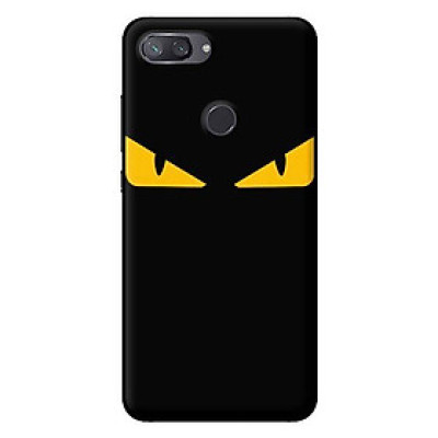 Ốp lưng in cho Xiaomi Mi 8 Lite mẫu Cặp Mắt Vàng - Hàng chính hãng