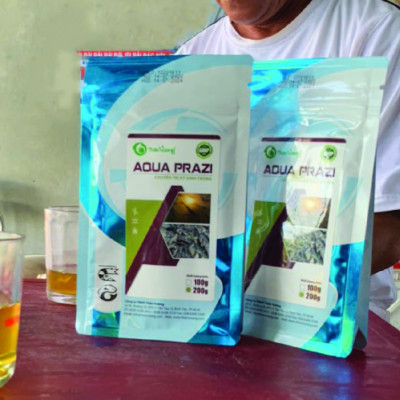 Kháng sinh chuyên trị ký sinh trùng cho tôm cá AQUA PRAZI (Dạng bột)