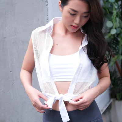 Áo lưới đa năng LMcation Bella - Màu trắng