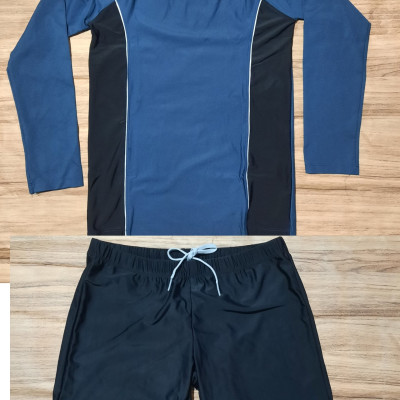 Bộ Đồ Bơi Nam Dài Tay Thun Lạnh