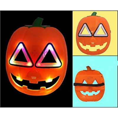 Mặt nạ bí ngô có đèn hoá trang halloween