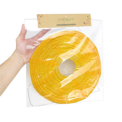 Lồng Đèn Giấy Trơn Tròn 30 Cm Vinacraft - Màu Vàng