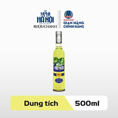 Rượu trái cây HALICO vị chanh nồng độ 18% chai 500ml không kèm hộp