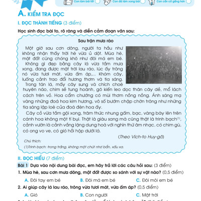 Bộ Đề Ôn Luyện Và Kiểm Tra Tiếng Việt 3 - MEGA