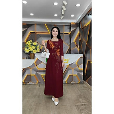 Đầm giả áo dài - Y1771 - Thương hiệu Zonbig