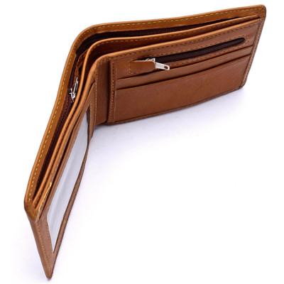 HJ2101 - Bóp nam Huy Hoàng da bò màu da