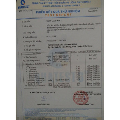 Combo 2 Hộp Cốm gạo BIBO, sản phẩm thuần chay, tốt cho sức khỏe