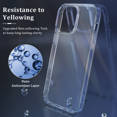 Ốp lưng chống sốc cho iPhone 14 / 14 Plus / 14 Pro / 14 Pro Max mặt lưng trong suốt siêu mỏng 0.88mm hiệu X-Level Sparkling Series độ trong tuyệt đối, chống trầy xước, chống ố vàng, tản nhiệt tốt - hàng nhập khẩu