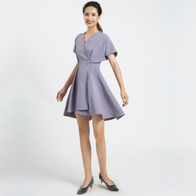 Đầm Xoè Cao Cấp Thời trang thiết kế Hity DRE076 (Tím Violet)