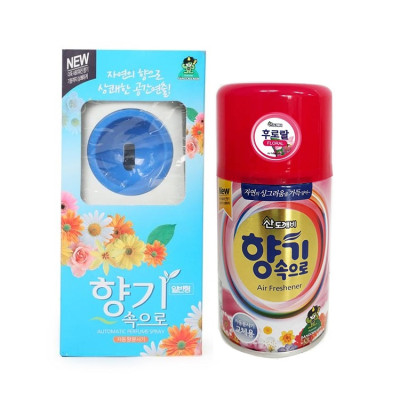 Máy xịt phòng tự động Hàn Quốc Sandokkaebi 450g - Giao màu ngẫu nhiên