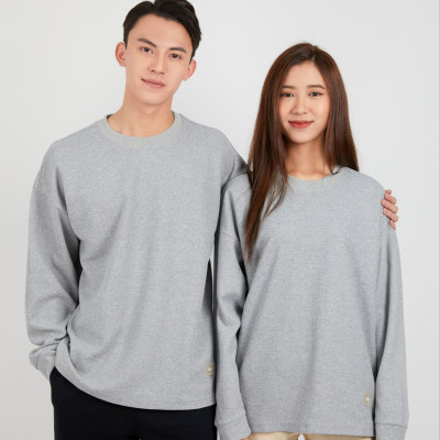 Áo thun nam dài tay cổ tròn thương hiệu thời trang nam 360Boutique form oversized - ATDOL326