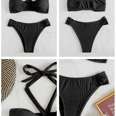 Bộ Đồ Bơi Bikini Hai Mảnh Quyến Rũ Dành Cho Nữ