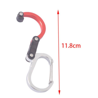 Khoá xoay đa năng D-loại carabiner du lịch ngoài trời