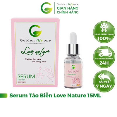Combo Tẩy Tế Bào Chết Love Nature 100ML Muối Hồng Himalaya + Serum Tảo Biển Love Nature 15ML