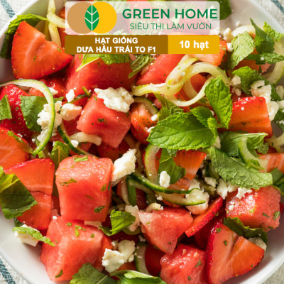 Hạt Giống Dưa Hấu Lai F1 Greenhome, Gói 10 Hạt, Dễ Trồng Quanh Năm, Nảy Mầm Cao, T26