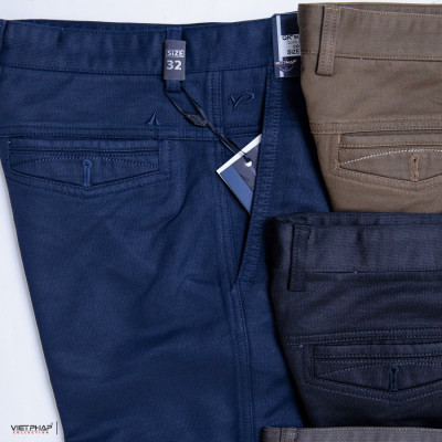 (SALE UP TO 70%) Quần Kaki Nam VIỆT PHÁP Form Classic Có Ly Chất liệu Cao Cấp Chống Nhăn, Độ Bền Cao 9715