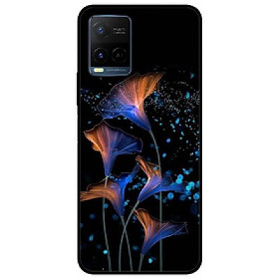 Ốp lưng dành cho Vivo Y21 - Vivo Y21s mẫu Hoa Đêm Cam