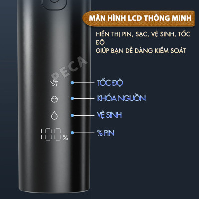 Máy cạo râu khô và ướt KEMEI KM-T87 chống thấm nước IPX7 công suất 5W sạc USB - Chính hãng