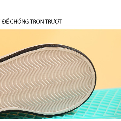 Giày thể thao cho bé, giày phong cách dễ thương, thoáng khí, đế cao su đúc, chống trơn trượt hạn chế mòn - GTE9067