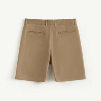 Quần short nam ROUTINE màu Xanh đen và màu Beige. Form Straight - 10F24PSH036 | LASTORE MENSWEAR