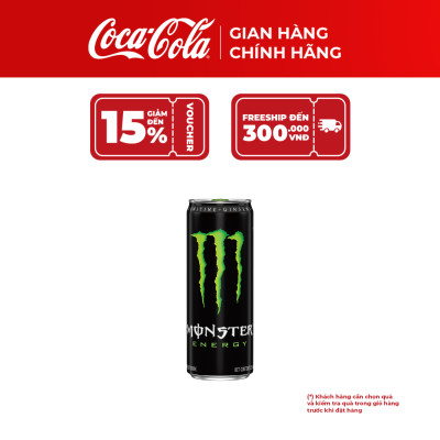 Hộp 6 lon Nước Tăng Lực Giải Khát Monster Energy 355ml/Lon Coca-Cola Official Store_TK