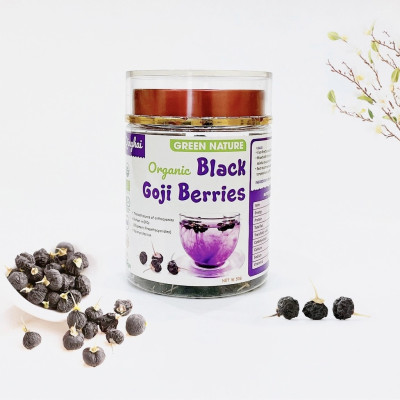 Hắc kỷ tử (Black Goji Berries) hữu cơ 50gr - Green Nature