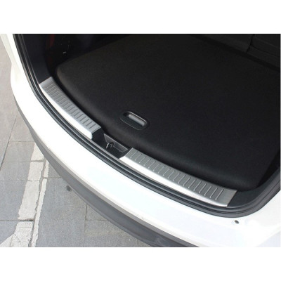 Ốp chống trầy cốp trong, ngoài xe Mazda CX5, CX-5 2018- 2019 2020 2021 2022, chất liệu Inox
