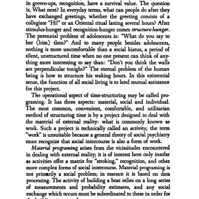 Games People Play: The Psychology of Human Relationships