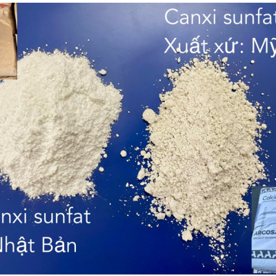 Calcium sulfate Nhật Bản thạch cao tinh khiết 99% dùng trong thực phẩm 1kg