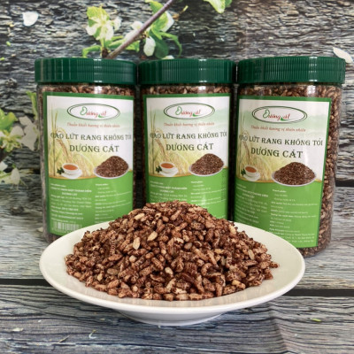 Combo 5 Hủ Gạo Lứt Rang Không Tỏi 300gr Dương Cát